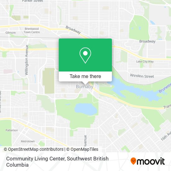 Community Living Center map