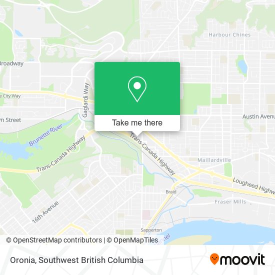 Oronia map