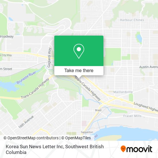 Korea Sun News Letter Inc map