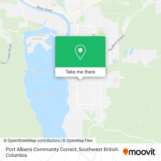 Port Alberni Community Correct map