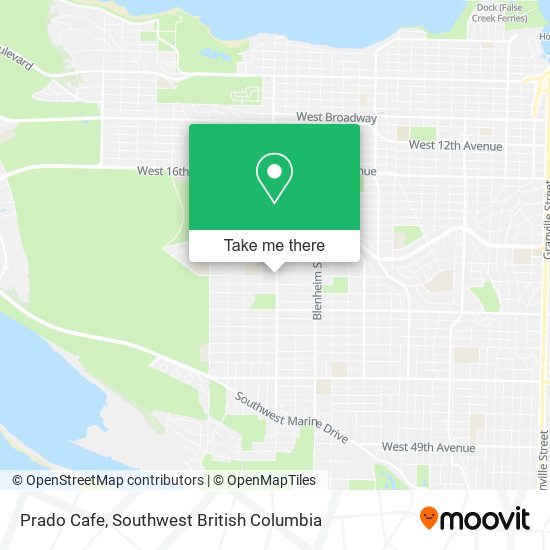 Prado Cafe map