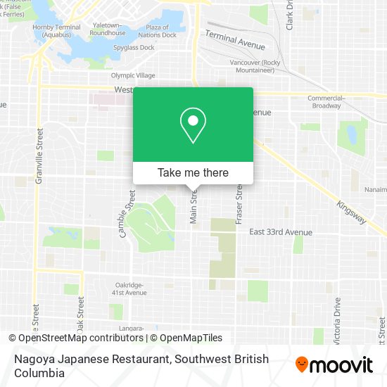Nagoya Japanese Restaurant map