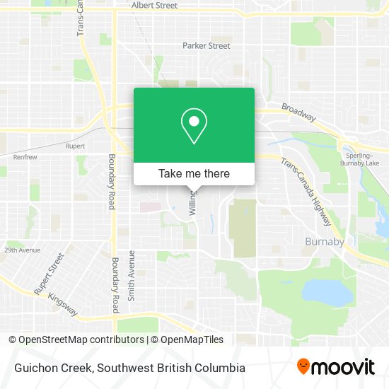 Guichon Creek map