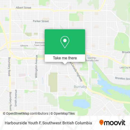 Harbourside Youth F map
