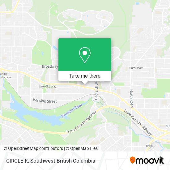 CIRCLE K map