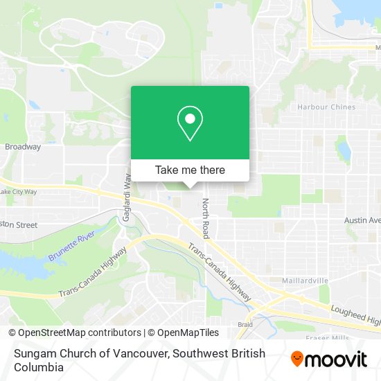 Sungam Church of Vancouver plan