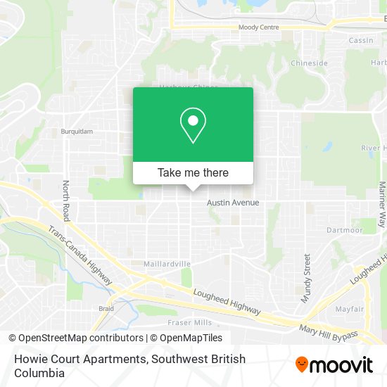 Howie Court Apartments map