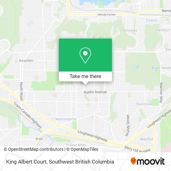 King Albert Court plan