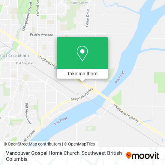 Vancouver Gospel Home Church map