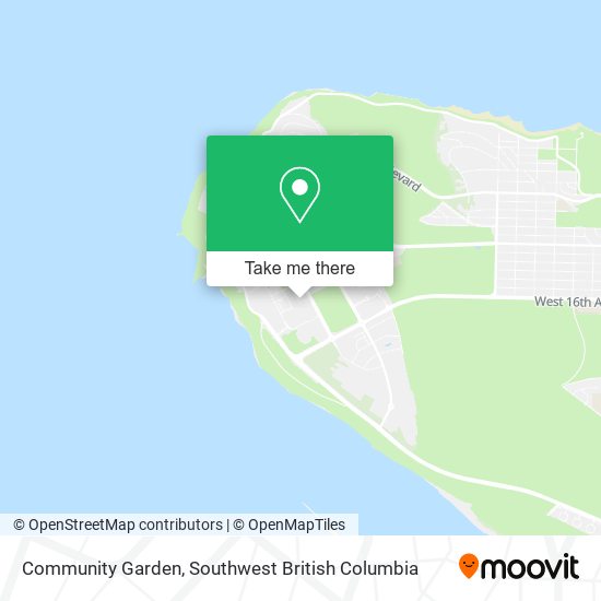 Community Garden map