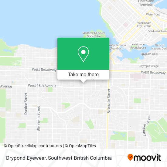 Drypond Eyewear map