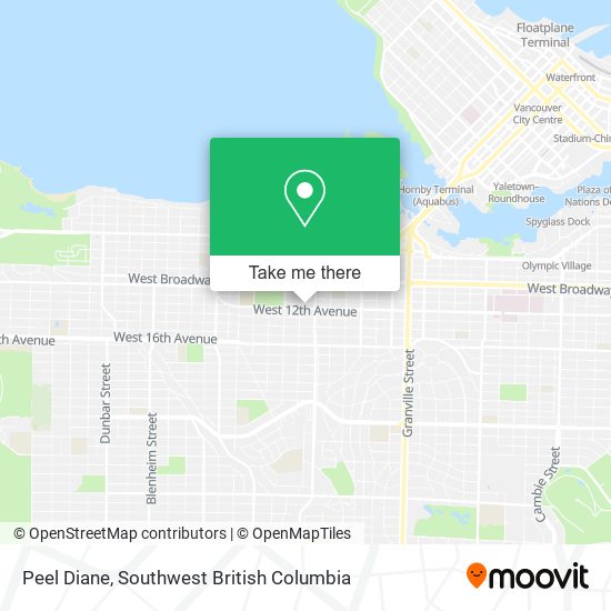 Peel Diane map
