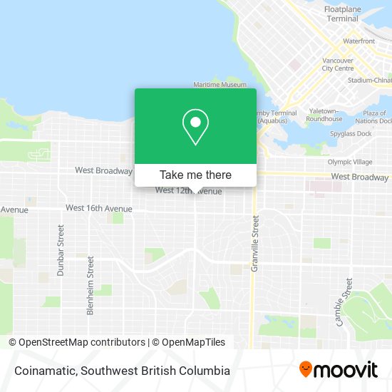 Coinamatic map