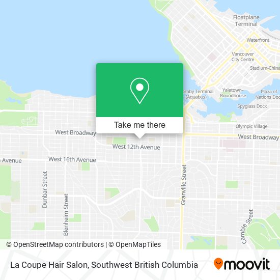 La Coupe Hair Salon plan