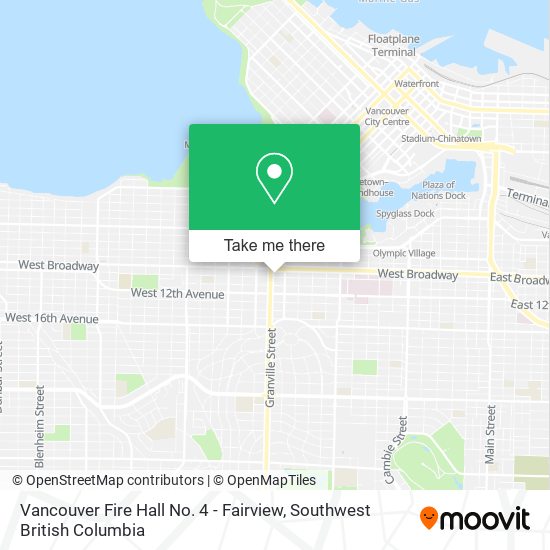 Vancouver Fire Hall No. 4 - Fairview plan