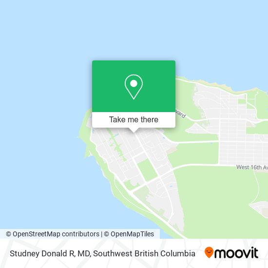 Studney Donald R, MD map