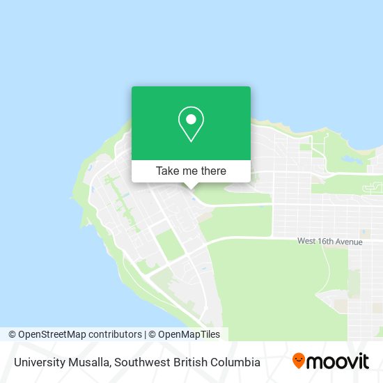 University Musalla map