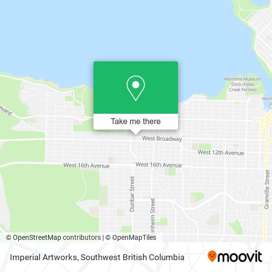 Imperial Artworks map