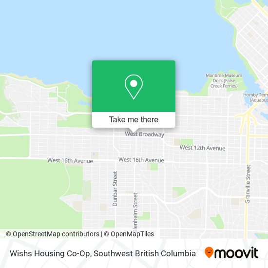 Wishs Housing Co-Op map