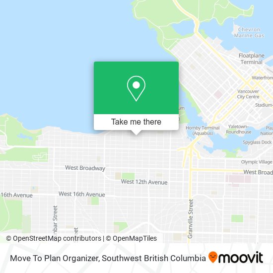 Move To Plan Organizer map