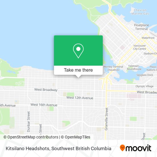 Kitsilano Headshots map
