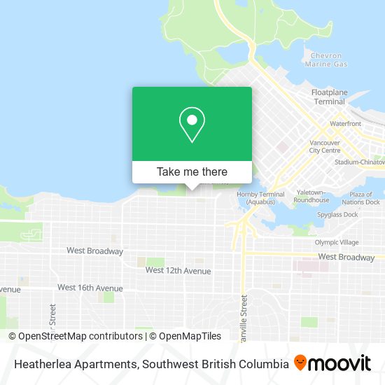 Heatherlea Apartments map