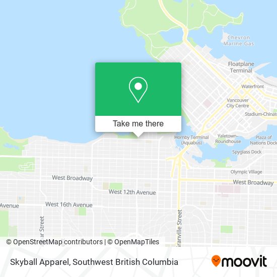 Skyball Apparel map