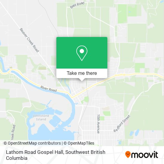 Lathom Road Gospel Hall map