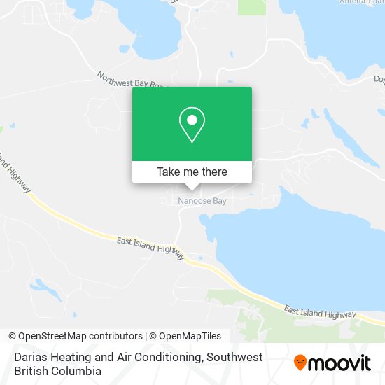 Darias Heating and Air Conditioning map