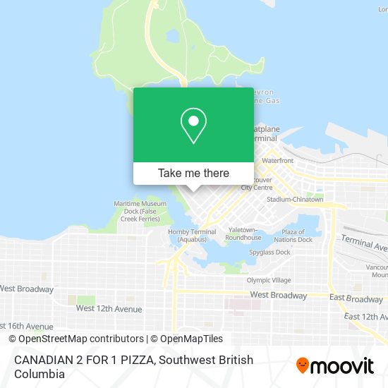 CANADIAN 2 FOR 1 PIZZA map