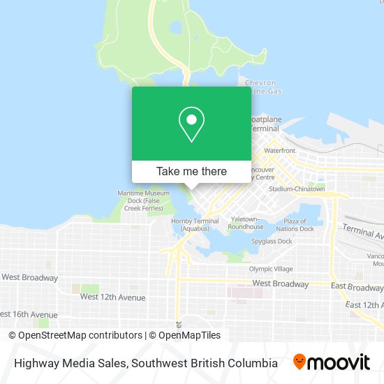Highway Media Sales map