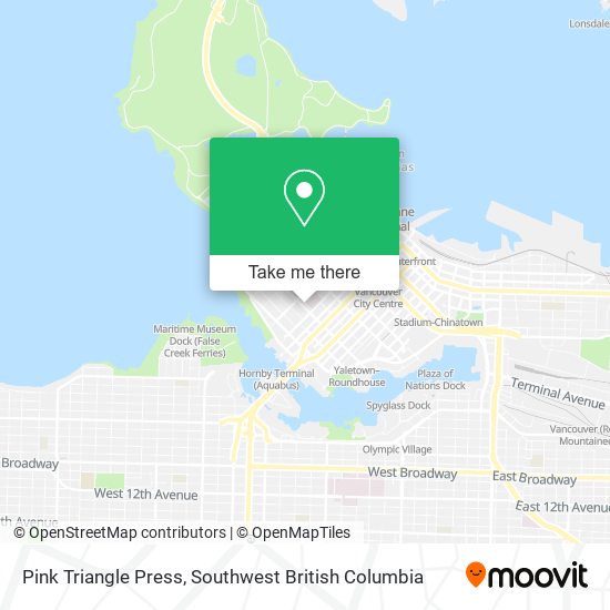 Pink Triangle Press map
