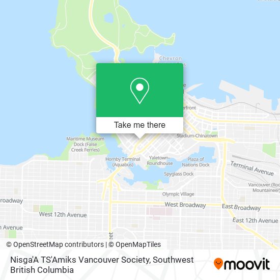 Nisga'A TS'Amiks Vancouver Society plan
