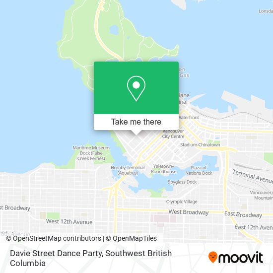 Davie Street Dance Party plan