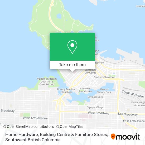 Home Hardware, Building Centre & Furniture Stores map