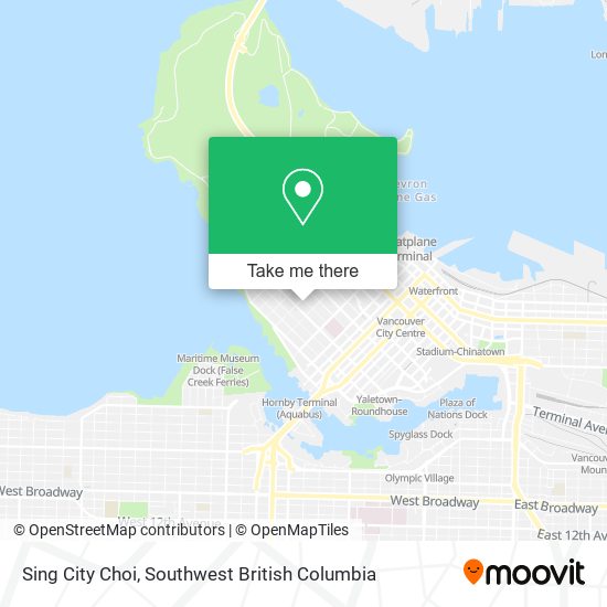 Sing City Choi map