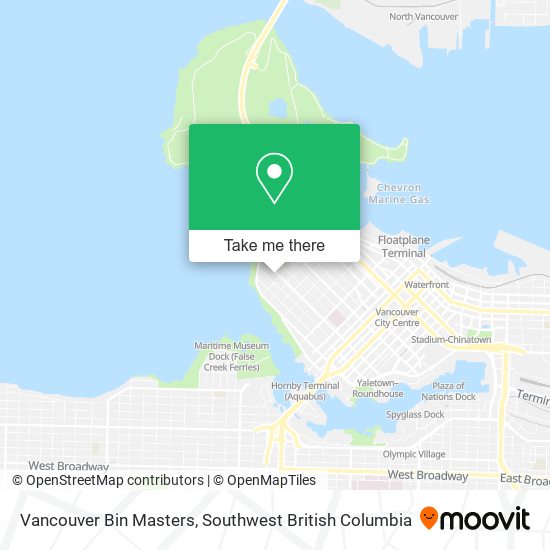 Vancouver Bin Masters map