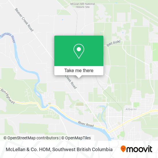 McLellan & Co. HOM map
