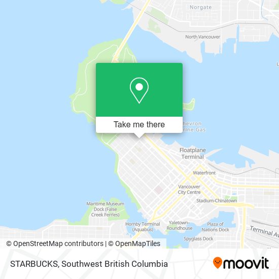 STARBUCKS map
