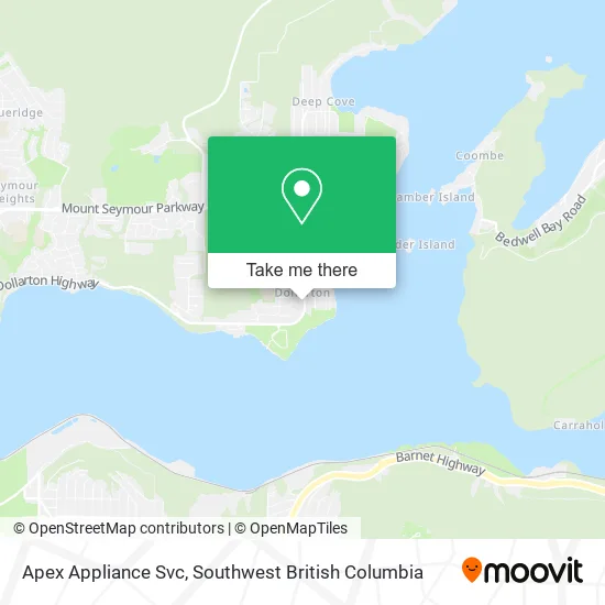 Apex Appliance Svc map