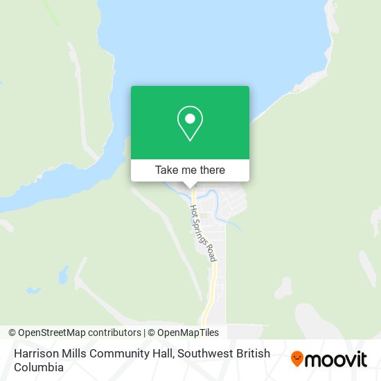 Harrison Mills Community Hall map