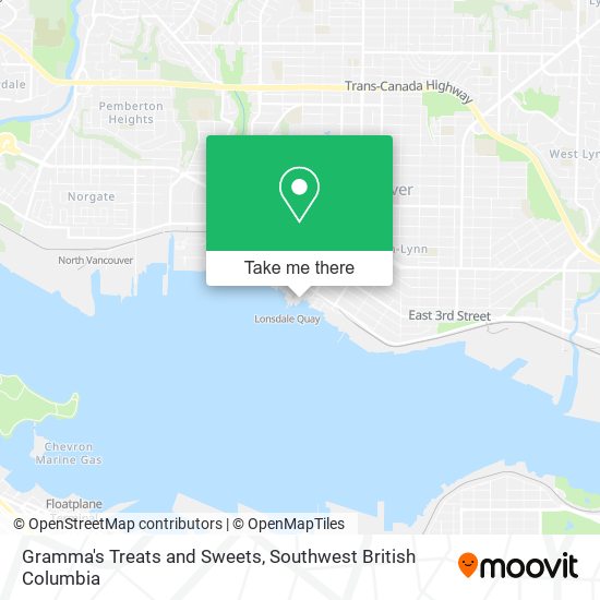 Gramma's Treats and Sweets map