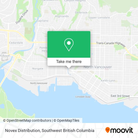 Novex Distribution map