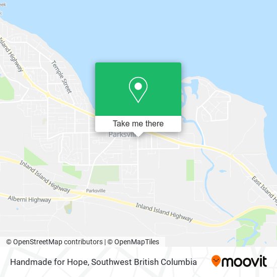 Handmade for Hope map