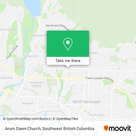 Arum Dawn Church map