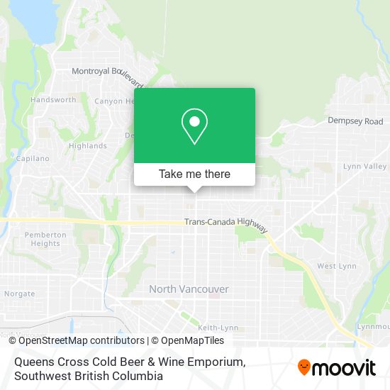 Queens Cross Cold Beer & Wine Emporium map