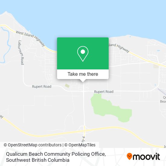 Qualicum Beach Community Policing Office map