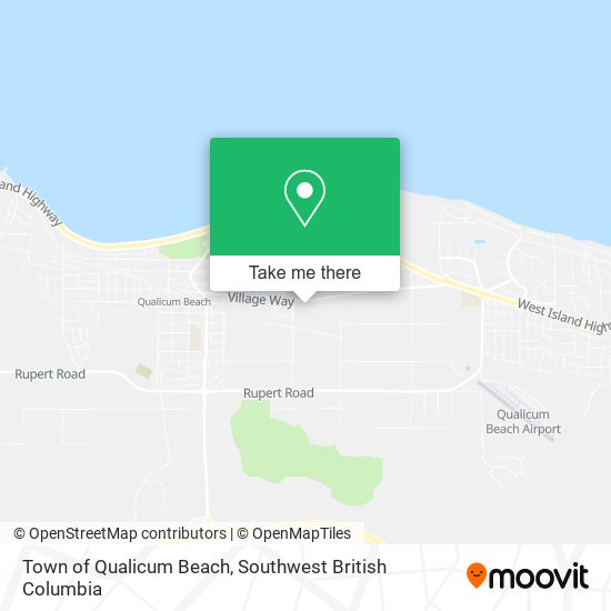 Town of Qualicum Beach map