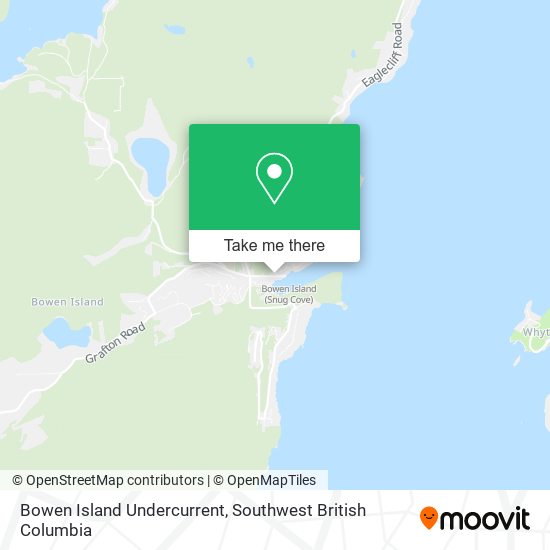 Bowen Island Undercurrent map