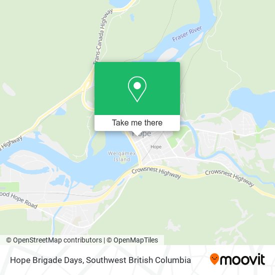 Hope Brigade Days map